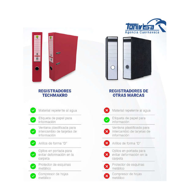 Carpeta para Archivo Forrada de PVC
